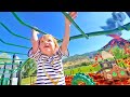 ADLEYS FAVORITE PARK!! Pirate Ship and Sea Monster and the Floor is Lava pretend play!