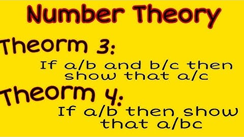 (3) if a/b and b/c then show that a/c. (4)if a/b then show that a/bc in Urdu/Hindi [life with maths]