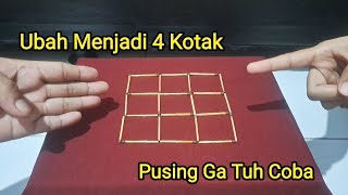 Ubah Menjadi 4 Kotak Bingung Kan | Master Logika screenshot 3