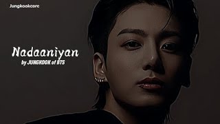 Nadaaniyan By Jungkook Ai Cover Lyrics