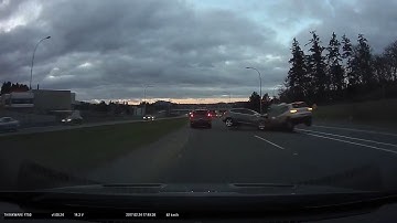 Highway Head-on Collision Recorded on Thinkware Dash Cam