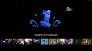 Having fun with some Jackbox Games with some new friends!