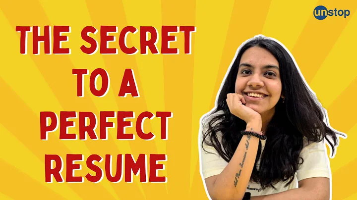 Step-by-step guide to build a strong resume with Unstop!