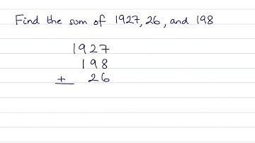 How to find the sum of 3 numbers