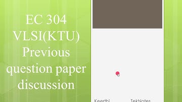EC304 VLSI|KTU|Module 4 Previous University questions|important points|Malayalam explanation