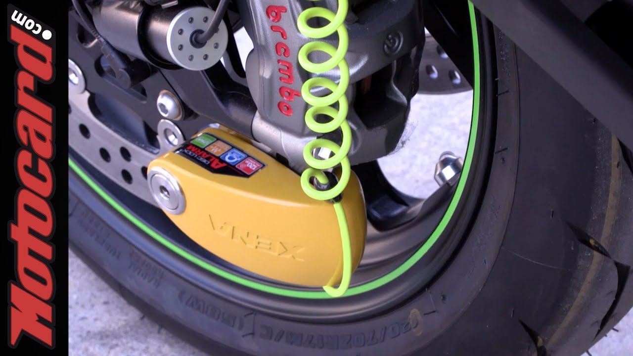 CANDADO DE DISCO PARA MOTO CON ALARMA