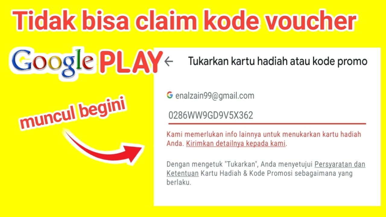 Cara Mengatasi Voucher Google Play Eror
