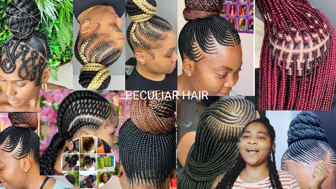 60+ latest all-back Ghana weaving hairstyles for trendy women - Legit.ng