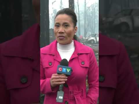 Alberta wildfires | A look at the damage in Entwistle #shorts