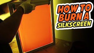 DIY How To Burn A SilkScreen