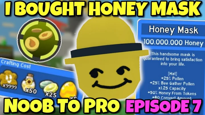I BOUGHT HONEY MASK - Bee Swarm Simulator NOOB to PRO Episode 7