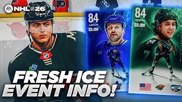 GET A FREE FRESH ICE PLAYER! NHL 26 HUT EVENT BREAKDOWN AND RANKINGS!