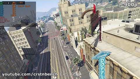 AMD Radeon HD 7750 / Grand Theft Auto V @900p and @1080p normal settings