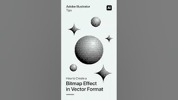 Adobe Illustrator 2025 Tips - How to Create a Bitmap Effect in Vector Format