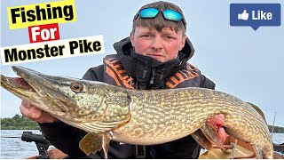 Irish Lough Fishing for Monster Pike!