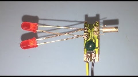 How to make strobe light from old clock , flashing light , police light