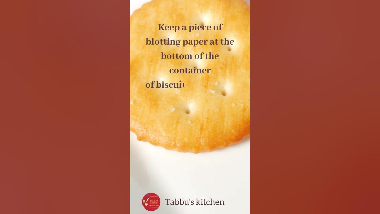 Keep biscuits fresh for a longer time Cooking tips YouTube