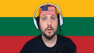 American reacts to Lithuania  Geography Now! Lithuania