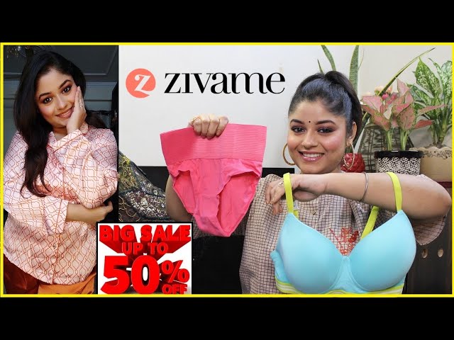 Zivame Sale Haul Upto 70% off👙Saglift Bra 👙T-SHIRT BRA, Full Support BRA,  Night Wear 👙 VAISHALI 