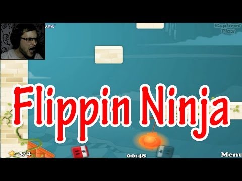 Видео: Flippin Ninja Прохождение ► Квадратный колобок ► ВЫНОС МОЗГА