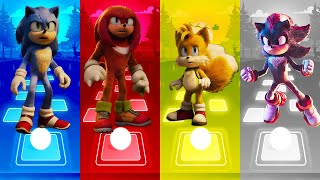 Sonic The Hedgehog 🔴 Knuckles 🔴 Tails 🔴 Shadow The Hedgehog | Tiles Hop