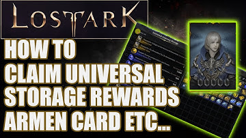 LOST ARK Universal Storage: How To Claim Your Rewards, Legendary Armen Card & More