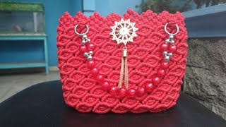 Full Tutorial Tas Tali Kur Terbaru Motif Mata