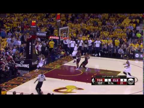 Kyrie Irving Throw Off The Backboard Pass To LeBron James