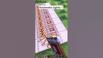 Minecraft Automatic Lights💡 #shorts
