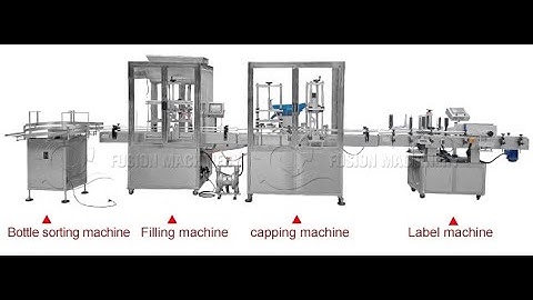 automatic liquid filling machine machine for plastic bottle Linear filling capping production line