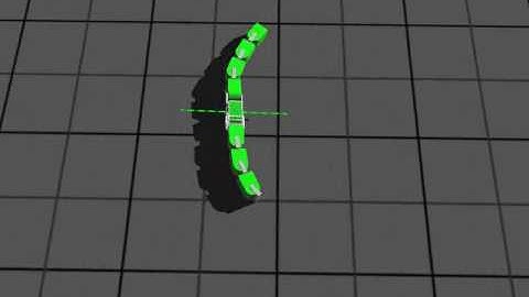 Heterogeneous Controllers (Generation 56) in Modular Snake-like Robot