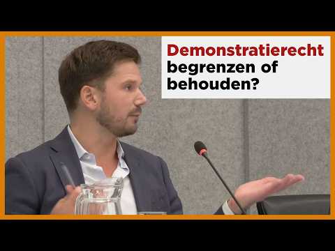 Moet het demonstratierecht verder worden ingeperkt? Gideon van Meijeren (FVD)