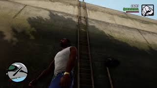 GTA Trilogy Definitive Edition - Can CJ Climb Ladder? | Карл Джонсон научился лазить по лестницам?