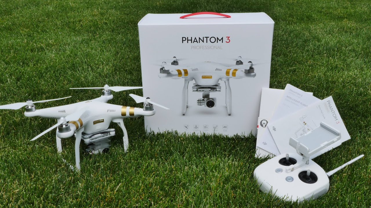 DJI Phantom 3 Unboxing & Drone First Impression | Professional ...