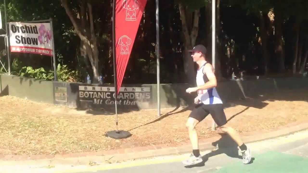 Shayne finishing the 2013 Brisbane MousDash
