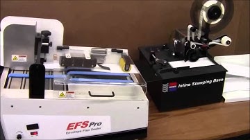 EFS Pro and Postmatic Inline Stamping Base