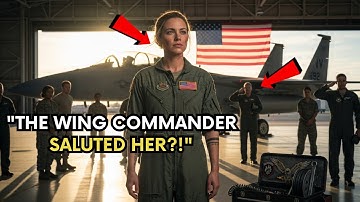They Mocked Her Scar — Until the Wing Commander Ordered Everyone to Salute