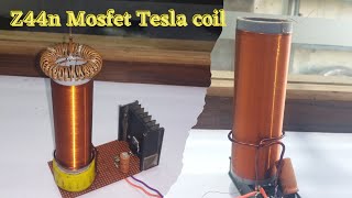Tesla coil #irfz4n tesla coil # electric  project #simple tesla coil @crazytechniques
