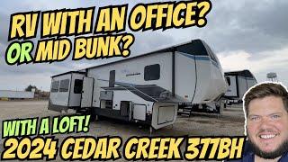 2024 Cedar Creek 377BH | Rear Living RV with an Office or Mid Bunk with a loft? by The RV Hunter 1,771 views 2 weeks ago 14 minutes, 16 seconds