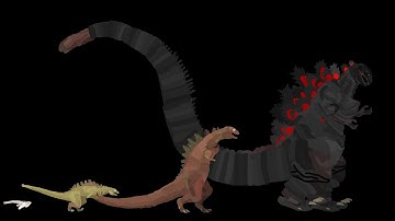 Shin godzilla Stick nodes animation