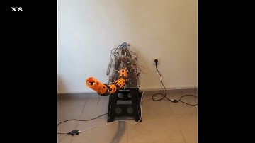 Hyper redundant tendon string actuated robotic arm