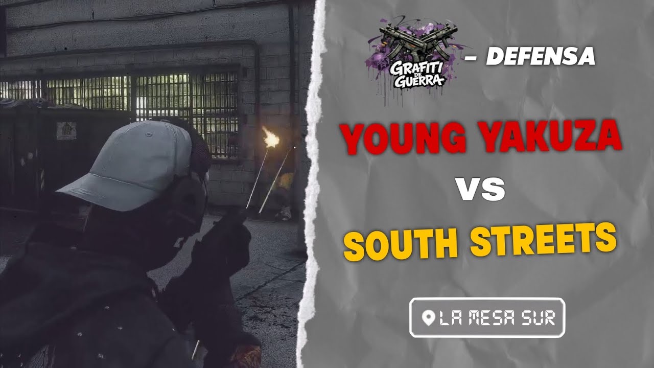 QUIÉN TIENE MP40 | Young Yakuza vs. South Streets [GRAFITI DE GUERRA] | DovuxLife +18 