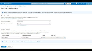 16   Azure Storage Accounts Object Replication
