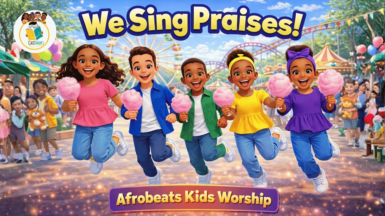 We Sing Praises! | Afrobeats Kids Worship Song | Christian Worship & Joy Music | CHIBOOKS