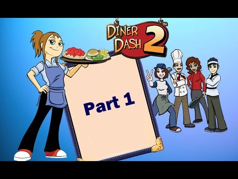 Diner Dash 2: Restaurant Rescue - Gameplay Part 1 (Level 1 to 3)