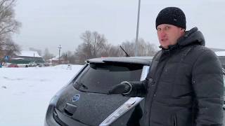 Краткий видео обзор Nissan Leaf AZE0 2014 г.в. г. Новосибирск