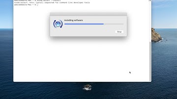 macOS XCode Command Line Tools Install