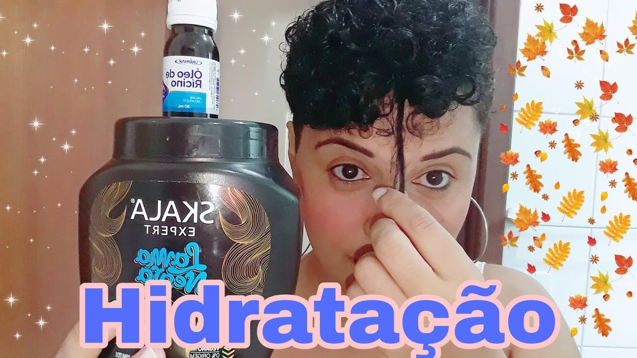 Hidratação profunda com skala Lama Negra e óleo de Rícino.