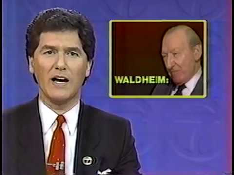WABC TV7 News (NYC) - WJC and NYT reveal ex-UN Sec&rsquo;y Gen Kurt Waldheim&rsquo;s Nazi past, March 4, 1986