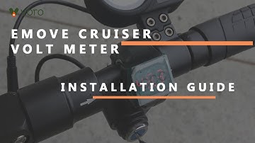 EMOVE Cruiser Voltmeter Replacement Complete Installation Guide
